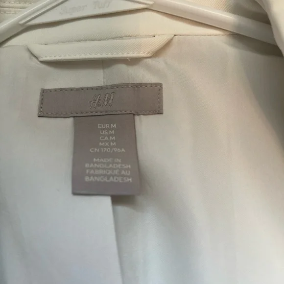 H&M White Cropped blazer - Picture 7 of 7